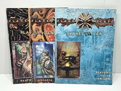 Planescape - 3kpl Planes of Law kirjoja