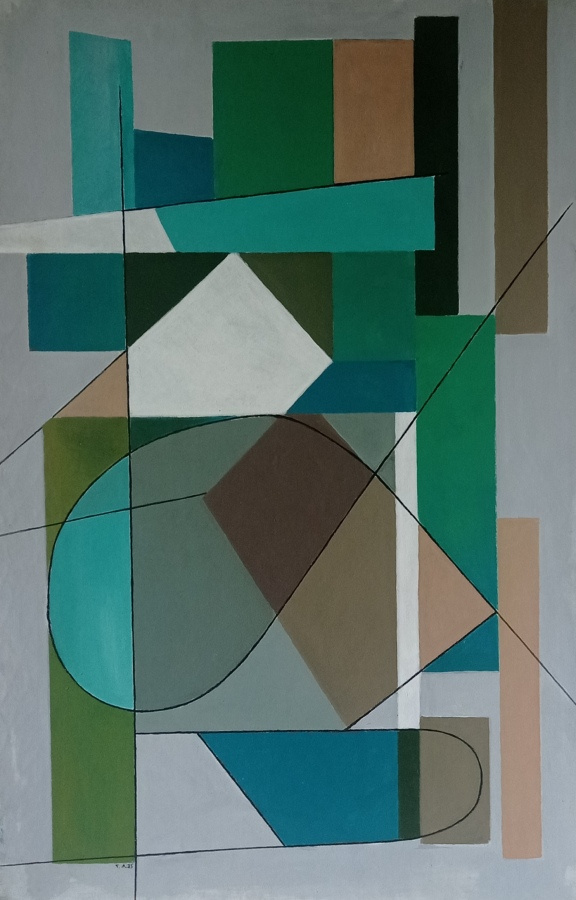 Sec.Mar.21   Akryylimaalaus kankaalle  100 cm x 65 cm)
