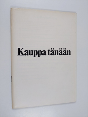 Kauppa tänään
