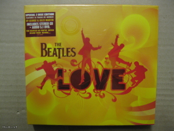 BEATLES-LOVE-STILL SEALED-UUSI DIGIPAK CD + 5.1 AUDIO DVD