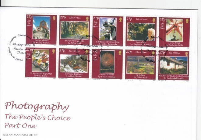 Isle of Man  FDC Valokuvia 1