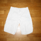 Benetton valkoiset reisitasku shortsit M / 130 - pikkukuva 1