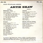ARTIE SHAW: Artie Shaw EP - pikkukuva 2