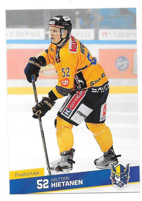 2016-17 CardSet #231 Valtteri Hietanen Jukurit