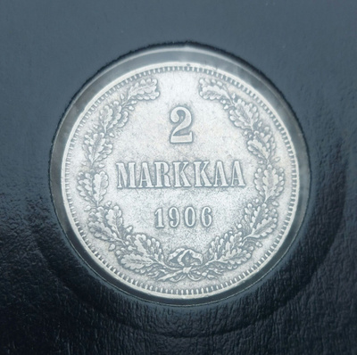 2 markkaa 1906 - hyväkuntoinen 
