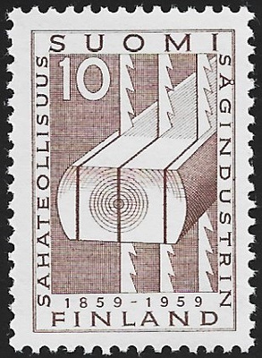 1959 Sahateollisuus 10 mk ** LaPe 506