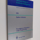 Steffen Hölldobler : Foundations of equational logic prog... - pikkukuva 1
