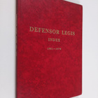 Marjatta (toim.) Seppälä : Defensor legis index 1961-1970 - pikkukuva 1