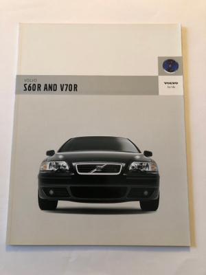 Myyntiesite - Volvo S60R and V70R - 2005