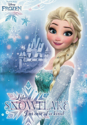 Disney Frozen Elsa, linna taustalla