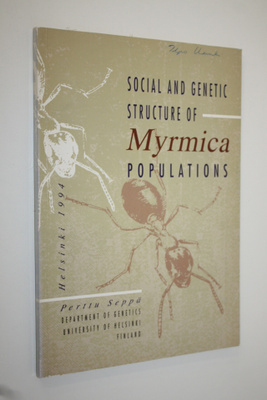 Perttu Seppä : Social and genetic structure of Myrmica po...