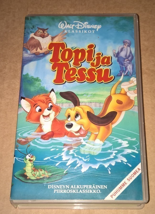 TOPI JA TESSU 1981 VHS WALT DISNEY