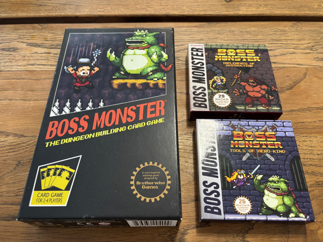 Boss Monster kortti- / lautapeli + 2 lisäosaa
