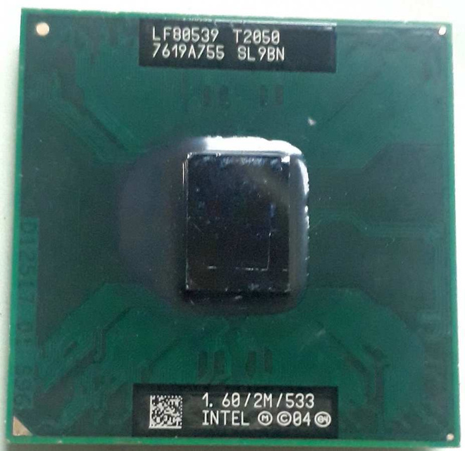 Core Duo T2050 (2M Cache, 1.60 GHz, 533 MHz FSB)