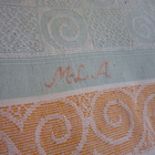 Vintage froteepyyhe 2 kpl - monogrammit - pikkukuva 1