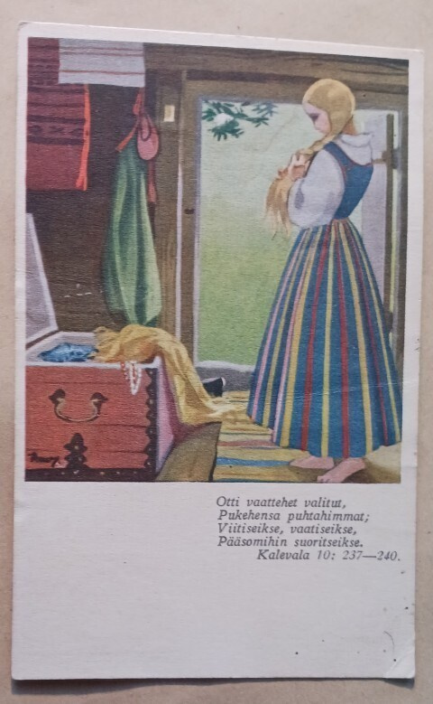 Martta Wendelin: Neito vaatearkulla, Kalevala, Tubi + ehiö