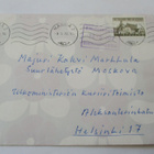 1972 Mänttä UMn kuriiripostitoimiston kuori Moskovaan - pikkukuva 2