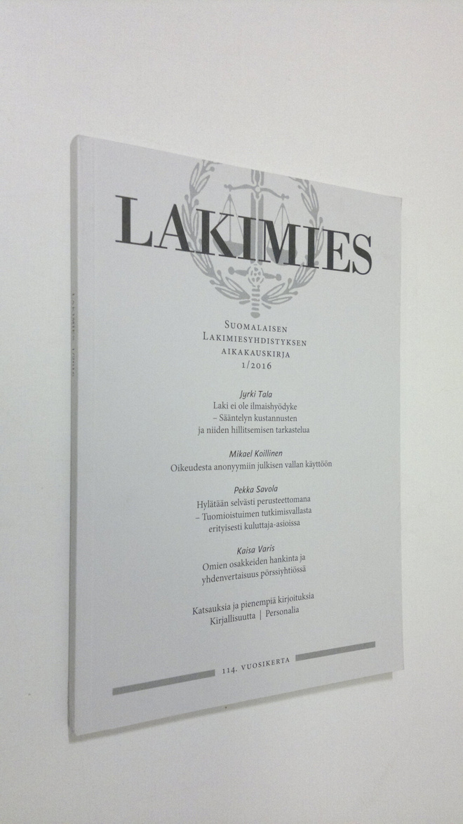 Lakimies 1/2016