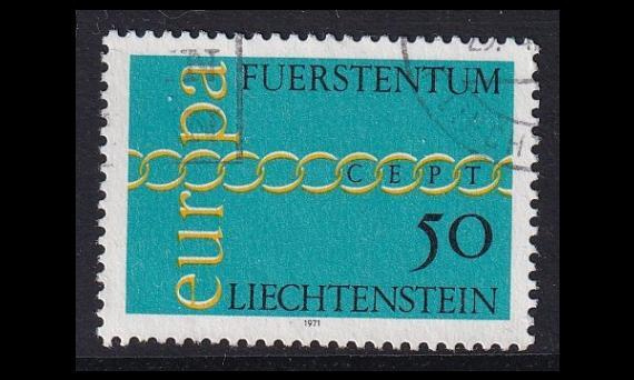 Liechtenstein 545 o Europa (1971)