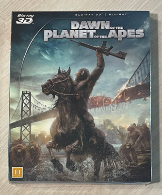 Apinoiden planeetan vallankumous (2014) Blu-ray 3D+2D (UUSI)