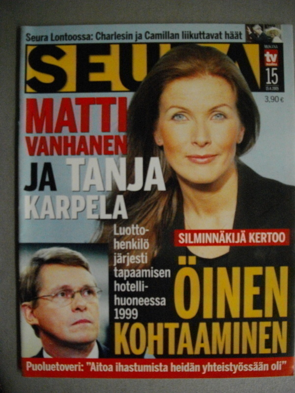 Seura lehti Nro 15/2005. (18.3)