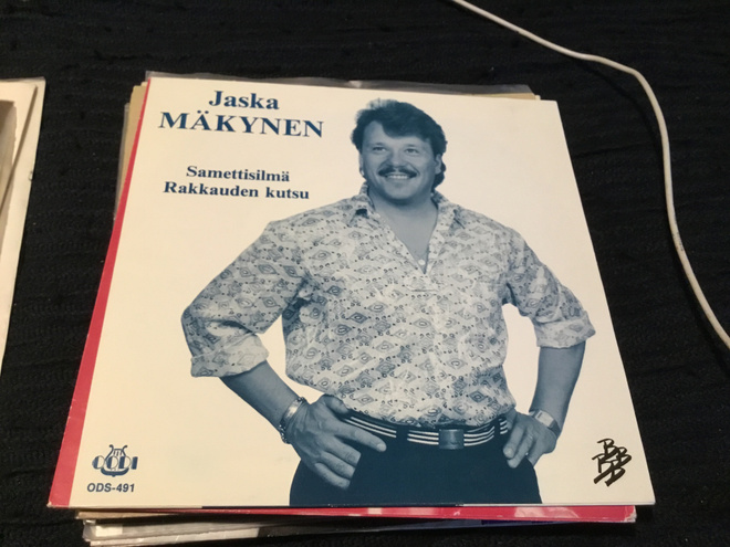 Jaska Mäkynen Samettisilmä Oodi nm single ps 1992