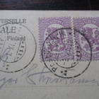 VANHA POSTIKORTTI FAGERVIK - VAAKERI RUOTSIIN 1922 (K12-97) - pikkukuva 3