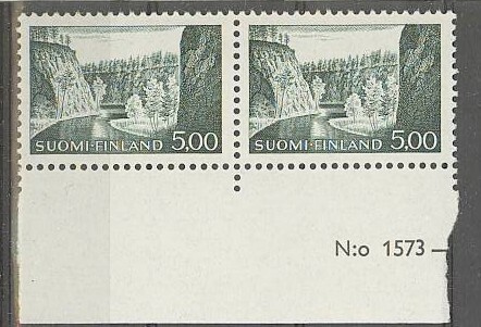 1964 5mk Ristikallio pari nrolla 1573 ++