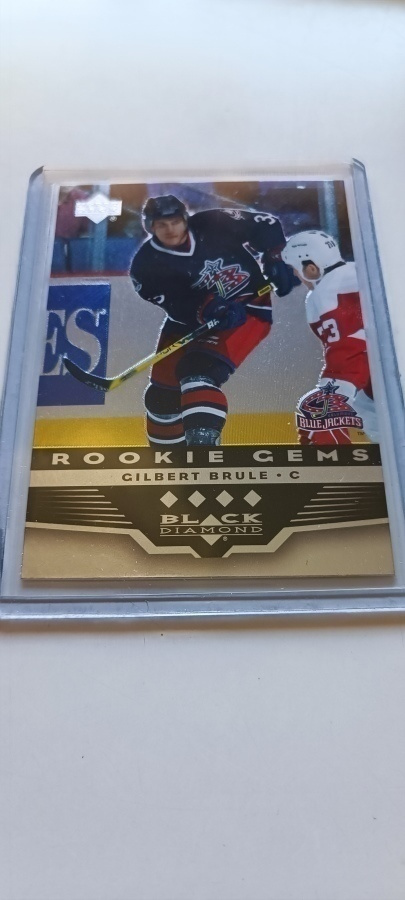 GILBERT BRULE 2005-06 UD Black Diamond QUAD DIAMOND ROOKIE C