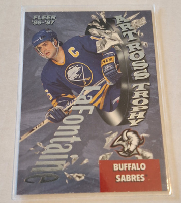 1996-97 Fleer Art Ross Trophy Winners Pat LaFontaine #11