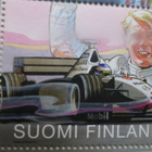 Postimerkki SUOMI 4 kpl Mika Häkkinen  Formula 1 v. 1998 - pikkukuva 2