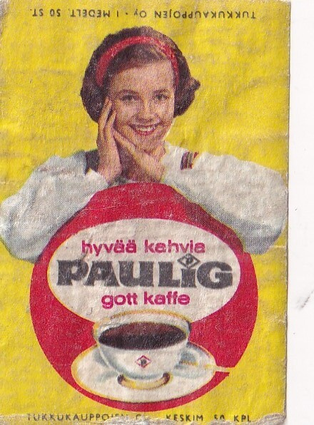 hyvää kahvia Paulig gott kaffe,  s64