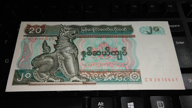 Burma - Myanmar 20 Kyats UNC