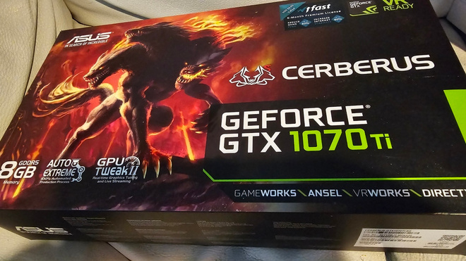 ASUS CERBERUS GTX1070TI A8G
