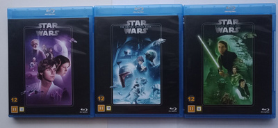 Star wars elokuvia 11 kpl