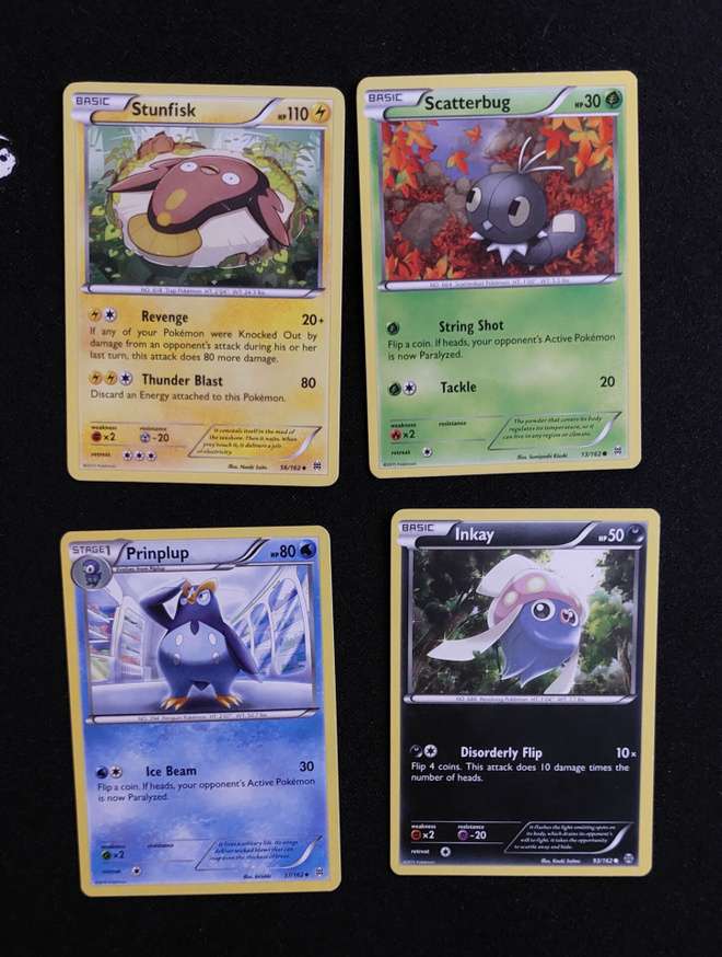Pokemon kortit 4kpl (#75 Breakthrough)