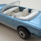 Mercedes-Benz 350 SL Roadster Blue 1973 Matchbox Scale 1:58 - pikkukuva 2