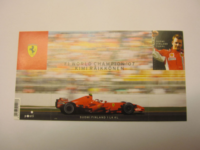 Kimi Räikkönen 2008 pienoisarkki LaPe BL53