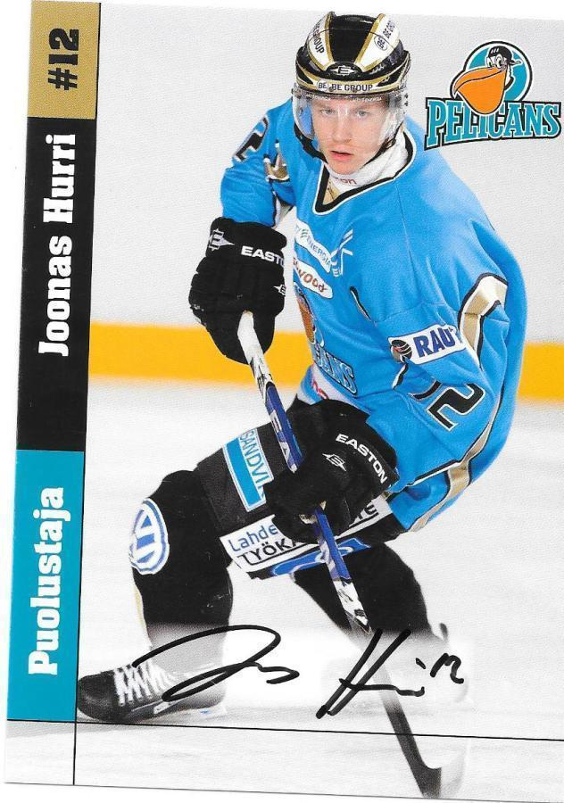 2009-10 Pelicans TeamIssue #12 Joonas Hurri