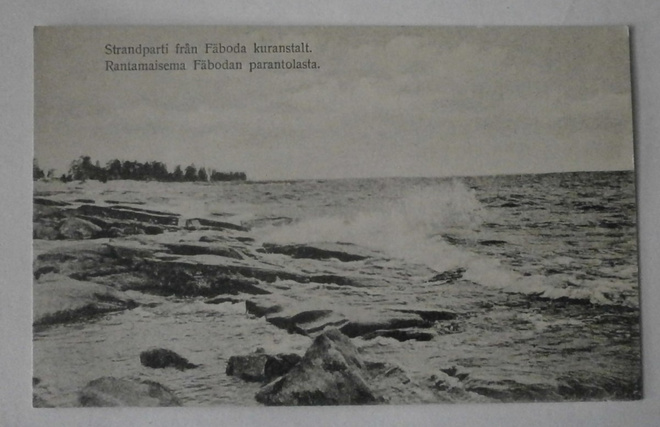 Pietarsaari, Fäbodan parantolan rantaa, vanha mv pk, ei p.