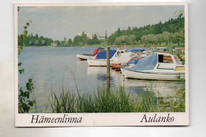 Hämeenlinna:  Veneitä Aulangon lähellä