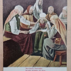 Morsianta itketään, joukko naisia ja morsian, k. k-k - pikkukuva 1