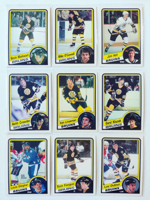 84-85 Opc - Boston Bruins 12kpl