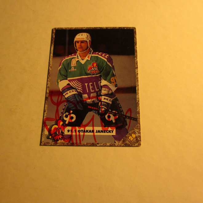 leaf lätkäkortti , jokerit -93 otakar janecky