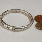 Kreikkalainen Hopea Greek Key rannerengas 925 - pikkukuva 2