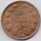1916 10 penniä kl8 - pikkukuva 1