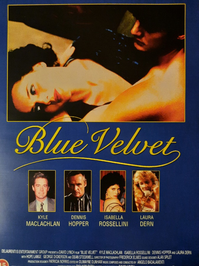 BLUE VELVET - JA SINISEMPI OLI YÖ DVD (David Lynch)