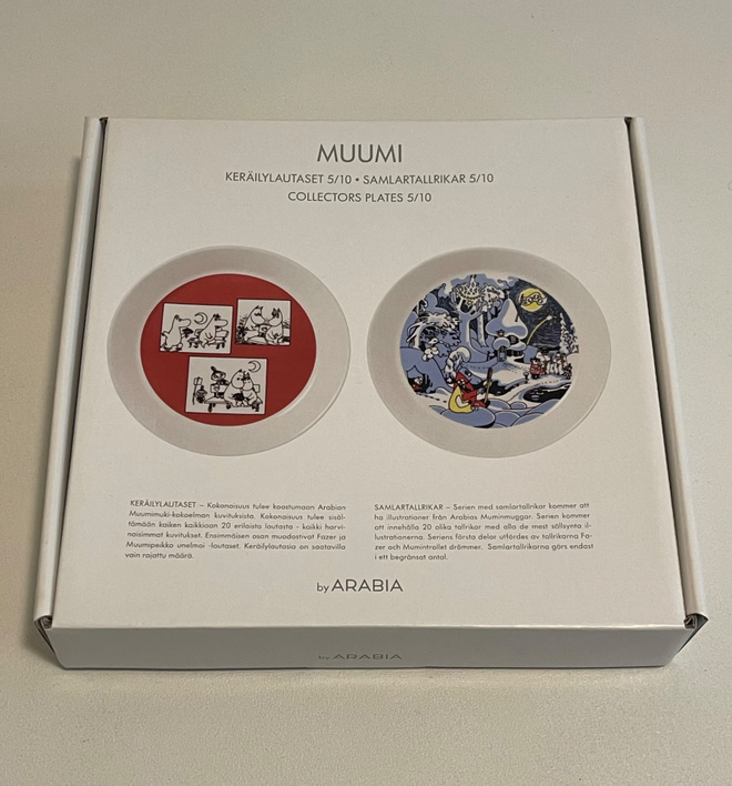 Muumi keräilylautaset 5/10, Arabia