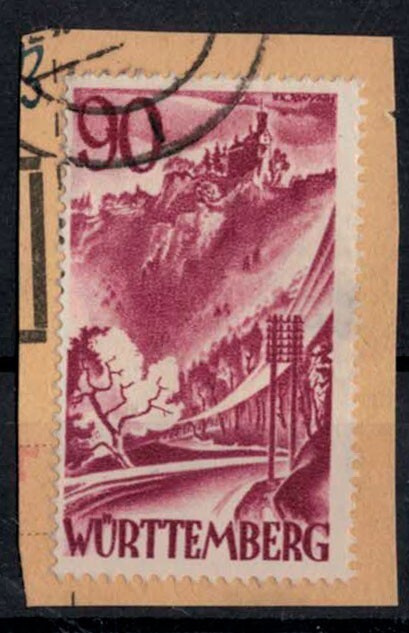 Saksa Württemberg Mi 37 leike