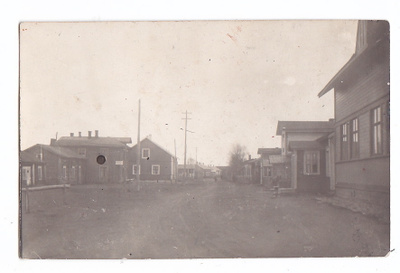 VANHA Valokuva Mikä Paikkakunta? Pohjanmaa 1920-l